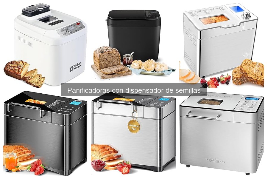 Cómo usar correctamente una panificadora con dispensador de semillas