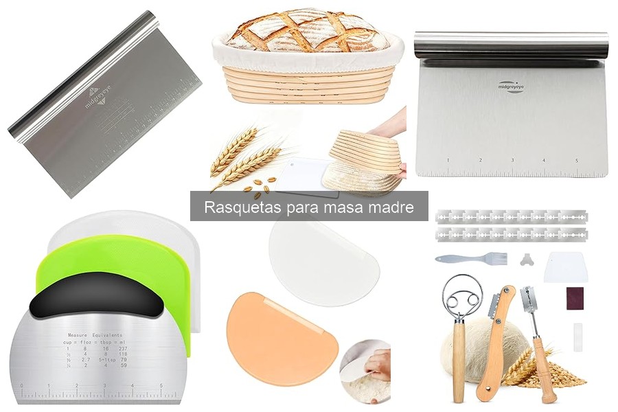 Cómo usar correctamente una rasqueta para masa madre