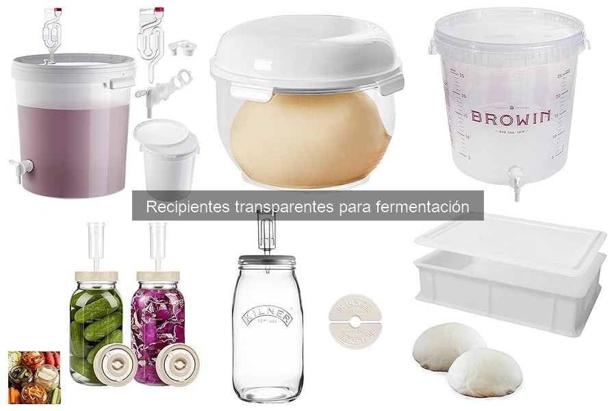 Cómo usar recipientes transparentes para fermentación correctamente