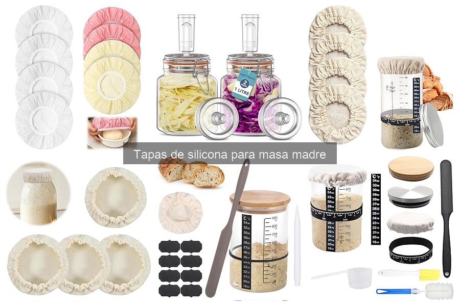Cómo usar tapas de silicona en la fermentación de pan