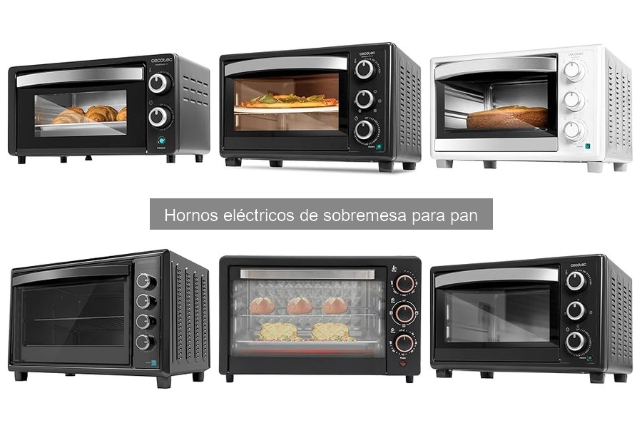 Cómo usar un horno eléctrico de sobremesa para hacer pan