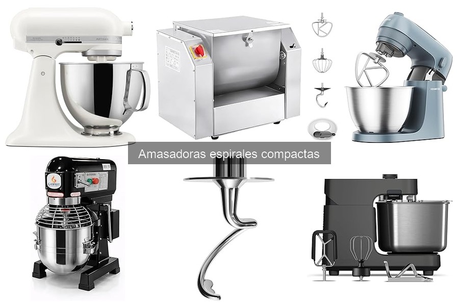 Cómo usar una amasadora espiral compacta para pan