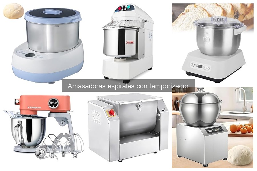 Cómo usar una amasadora espiral con temporizador fácilmente