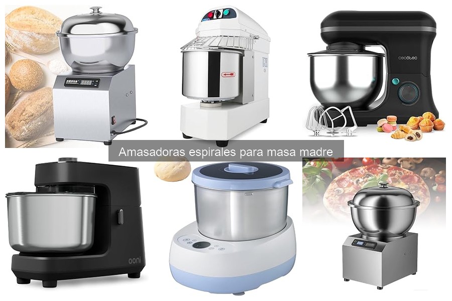 Cómo usar una amasadora espiral para masa madre correctamente