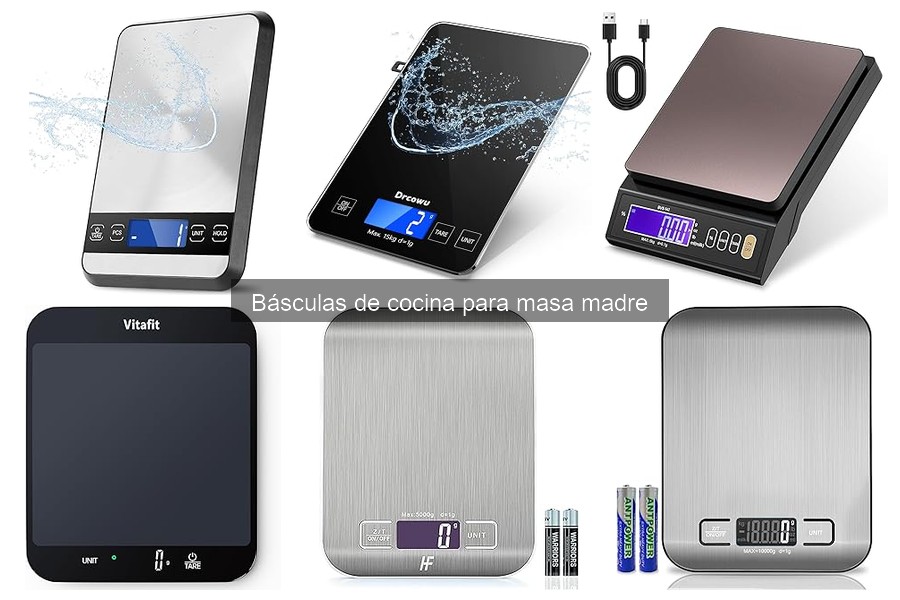 Cómo usar una báscula de cocina para masa madre: guía práctica