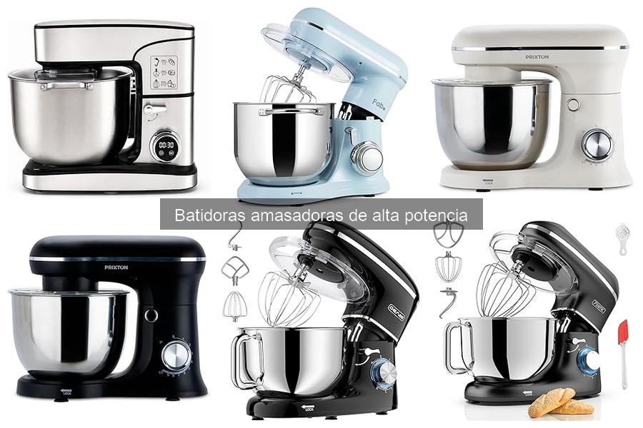 Cómo usar una batidora amasadora de alta potencia para pan
