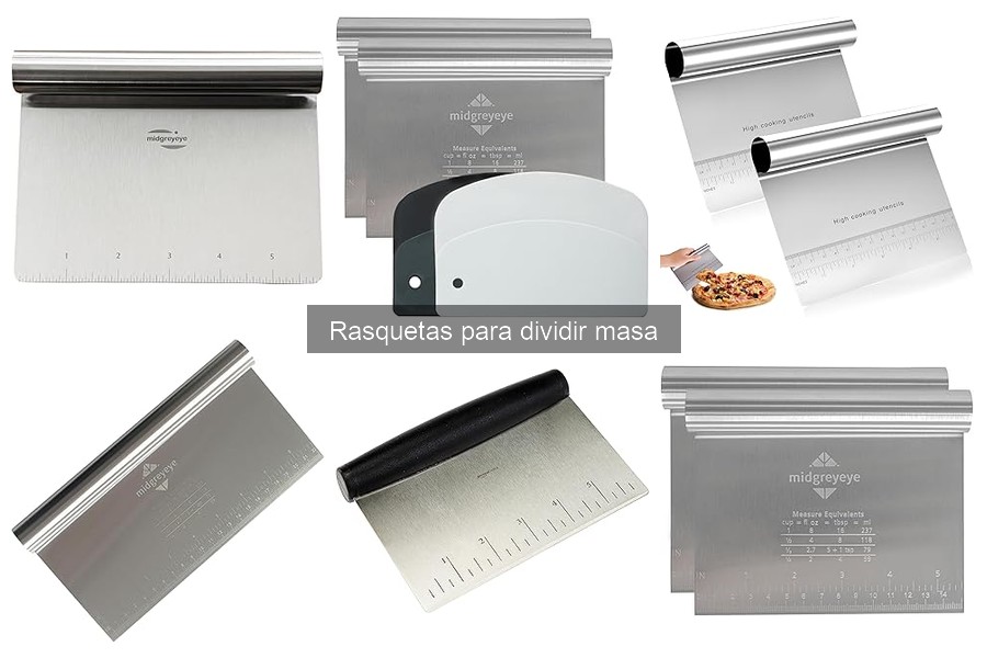 Cómo usar una rasqueta para dividir masa de manera efectiva