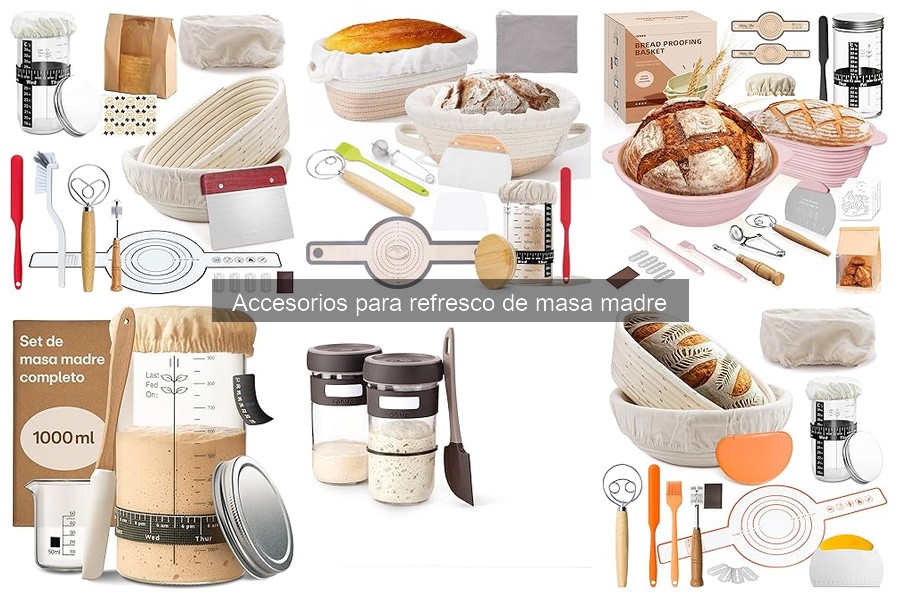 Cómo utilizar accesorios para refresco de masa madre
