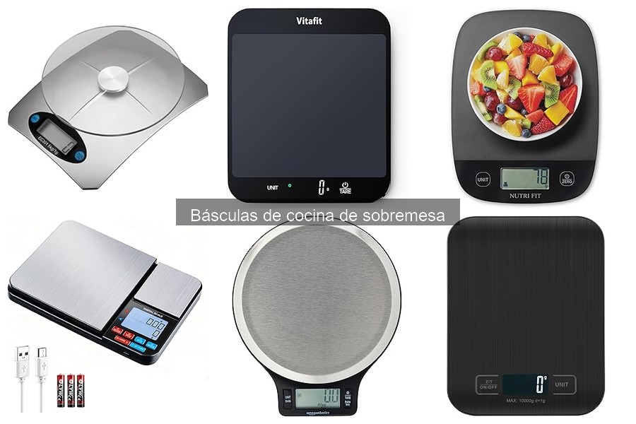 Cómo utilizar una báscula de cocina de sobremesa correctamente