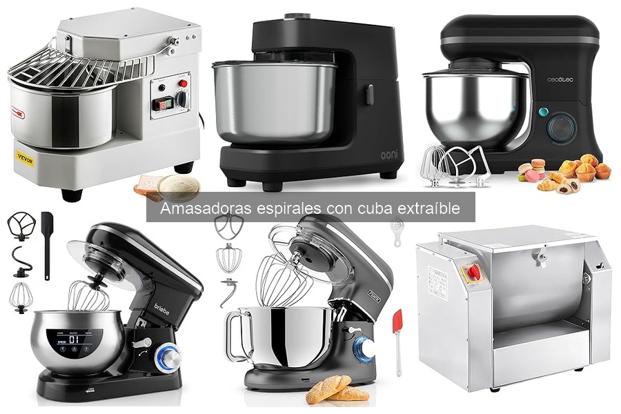 Comparativa Amasadoras Espirales vs Otros Tipos de Amasadoras