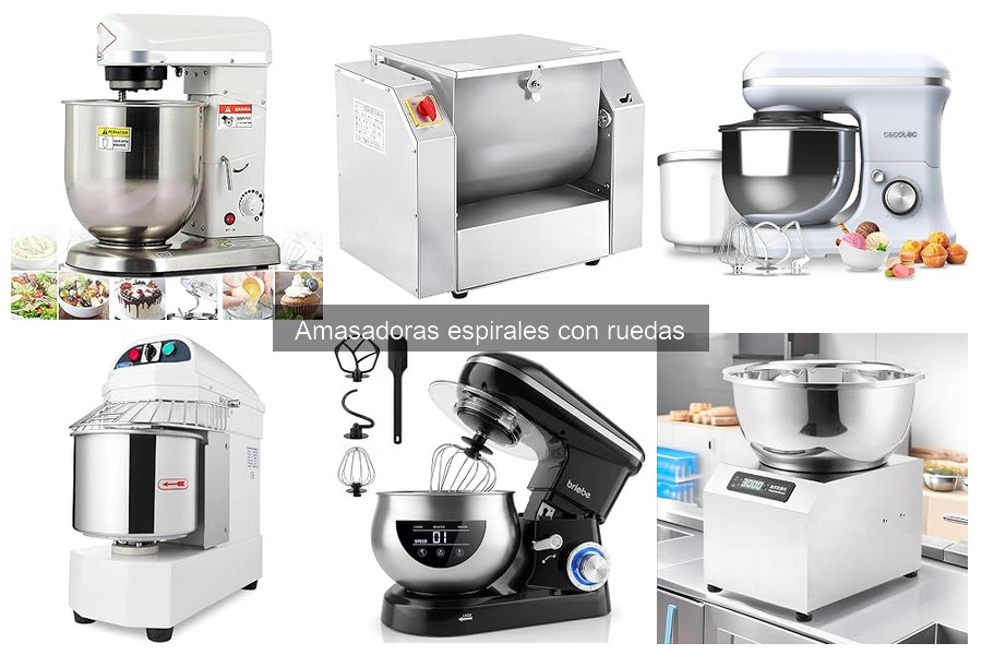 Comparativa Amasadoras Espirales y Otras Amasadoras