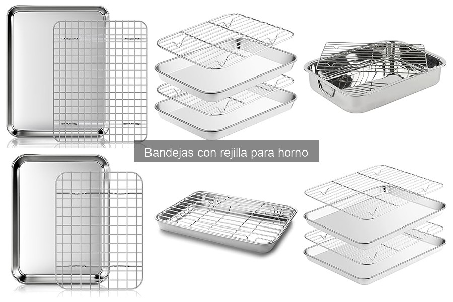 Comparativa: Bandejas con Rejilla de Acero Inoxidable vs Aluminio