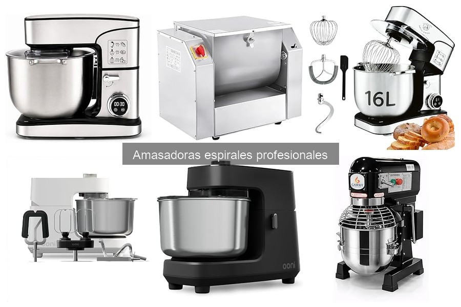 Comparativa de Amasadoras Espirales Profesionales
