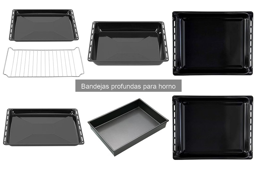 Comparativa de bandejas profundas para horno más populares