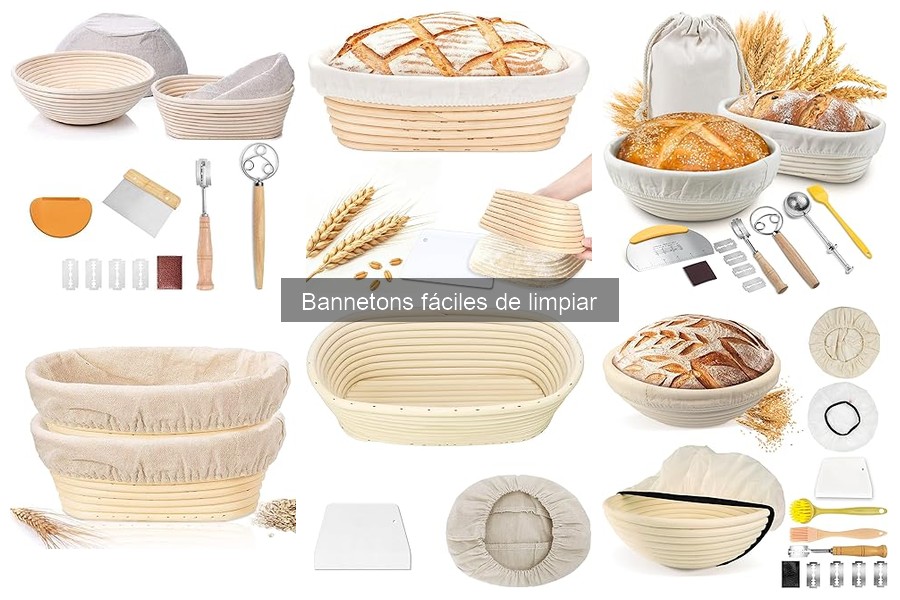 Comparativa de Banneton Fáciles de Limpiar para Pan
