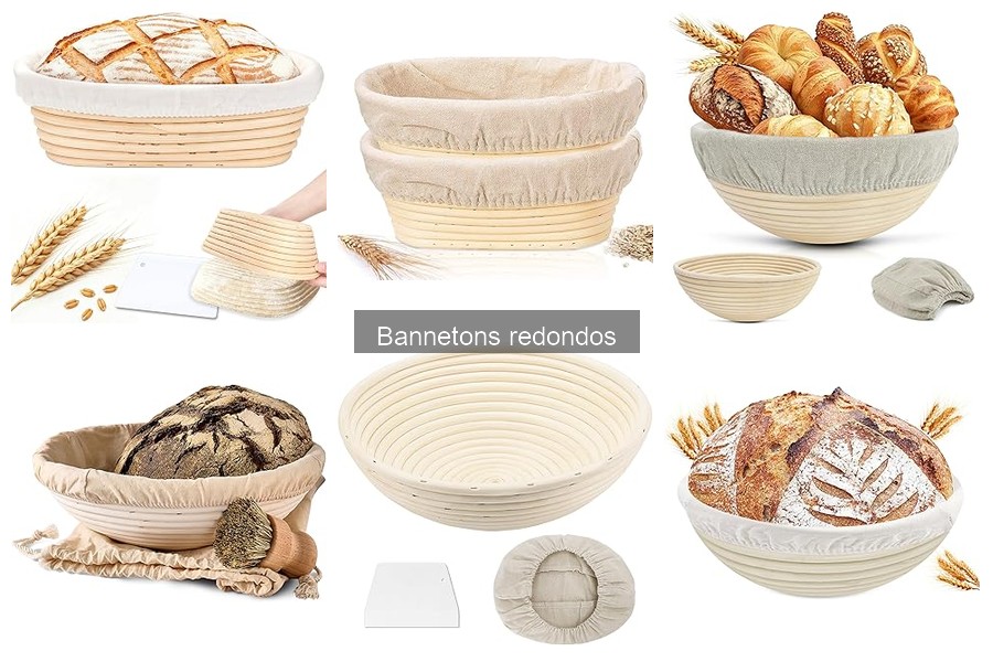 Comparativa de Banneton Redondos: Mimbre, Plástico y Silicona