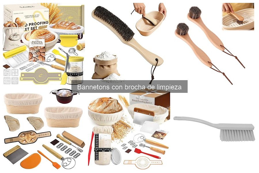 Comparativa de bannetons de mimbre y plástico para hacer pan
