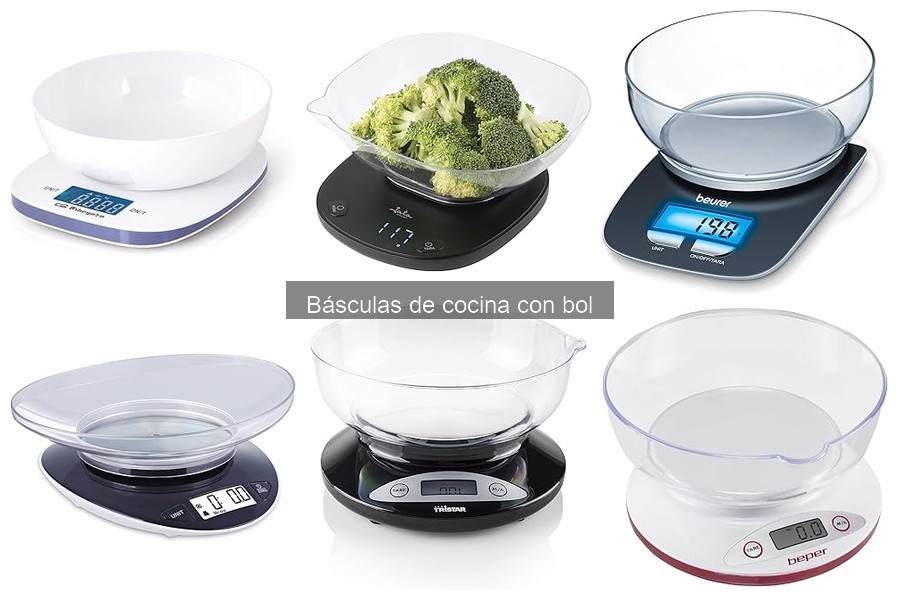 Comparativa de Básculas de Cocina con y Sin Bol