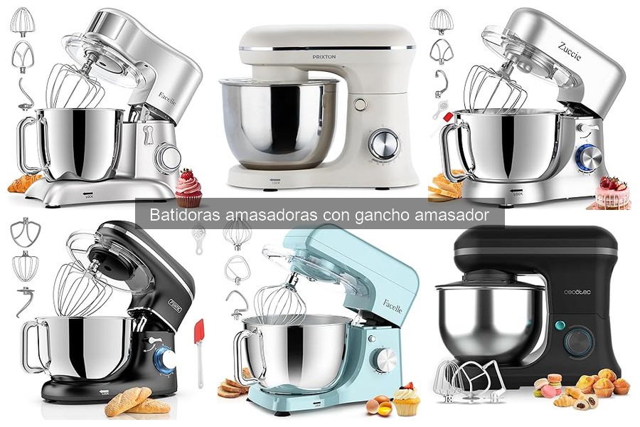 Comparativa de Batidoras Amasadoras: Marcas y Modelos