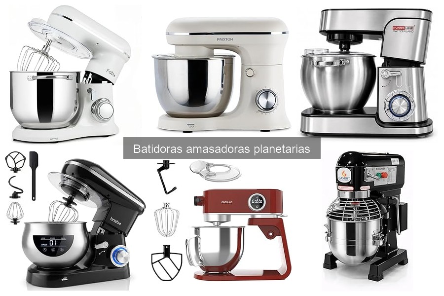 Comparativa de Batidoras Amasadoras Planetarias vs Otras