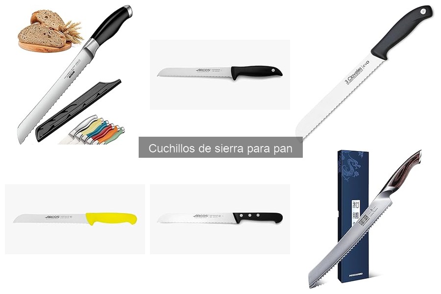 Comparativa de cuchillos de sierra para pan: marcas y modelos