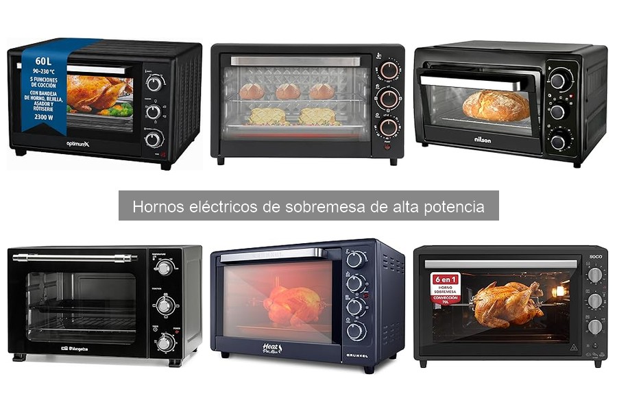Comparativa de Hornos Eléctricos de Sobremesa 2023