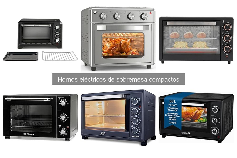 Comparativa de Hornos Eléctricos de Sobremesa Compactos