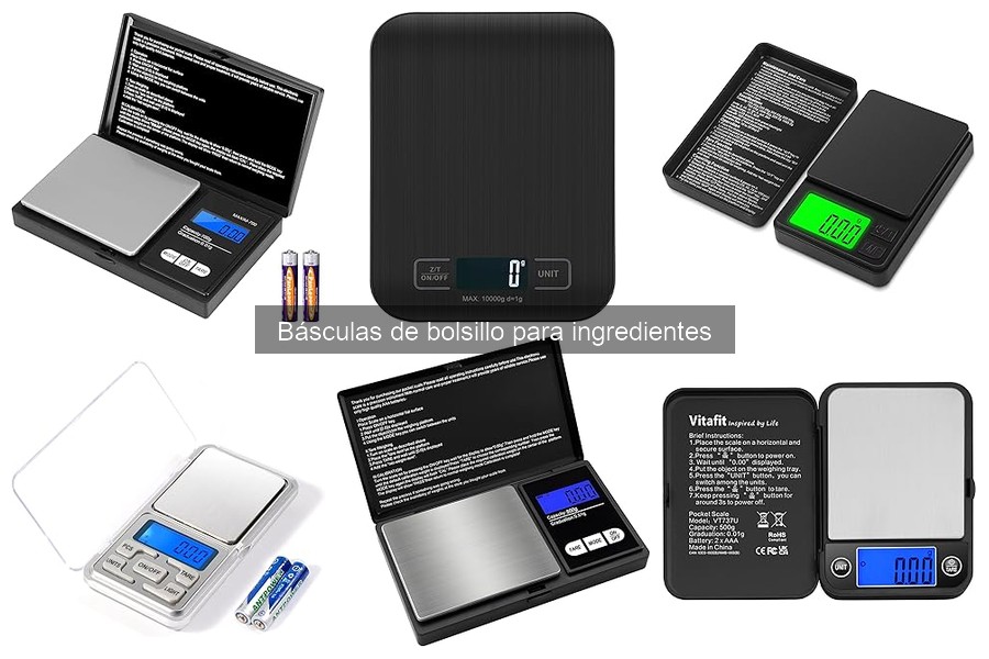 Comparativa de las Mejores Básculas de Bolsillo 2023