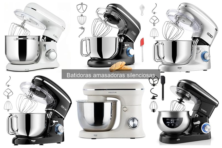 Comparativa de las Mejores Batidoras Amasadoras Silenciosas