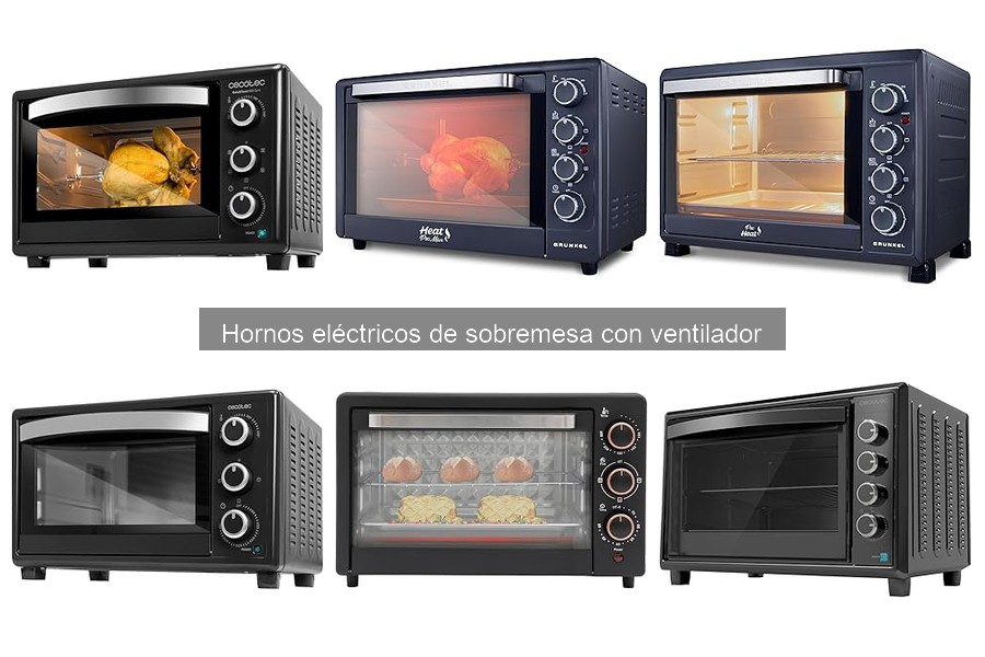 Comparativa de los Mejores Hornos Eléctricos de Sobremesa con Ventilador