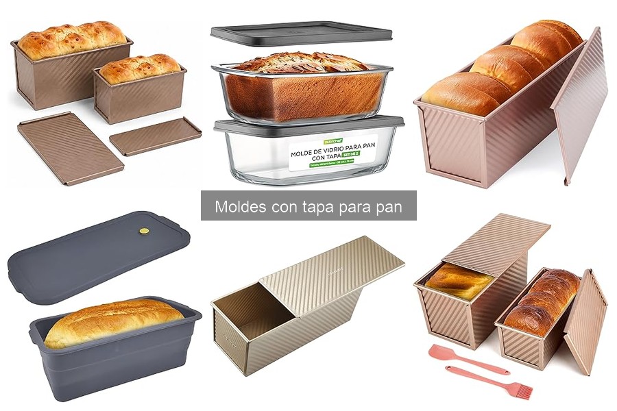 Comparativa de moldes con tapa para pan: mejores marcas y modelos