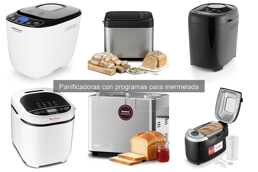 Comparativa de Panificadoras con Funciones para Mermelada