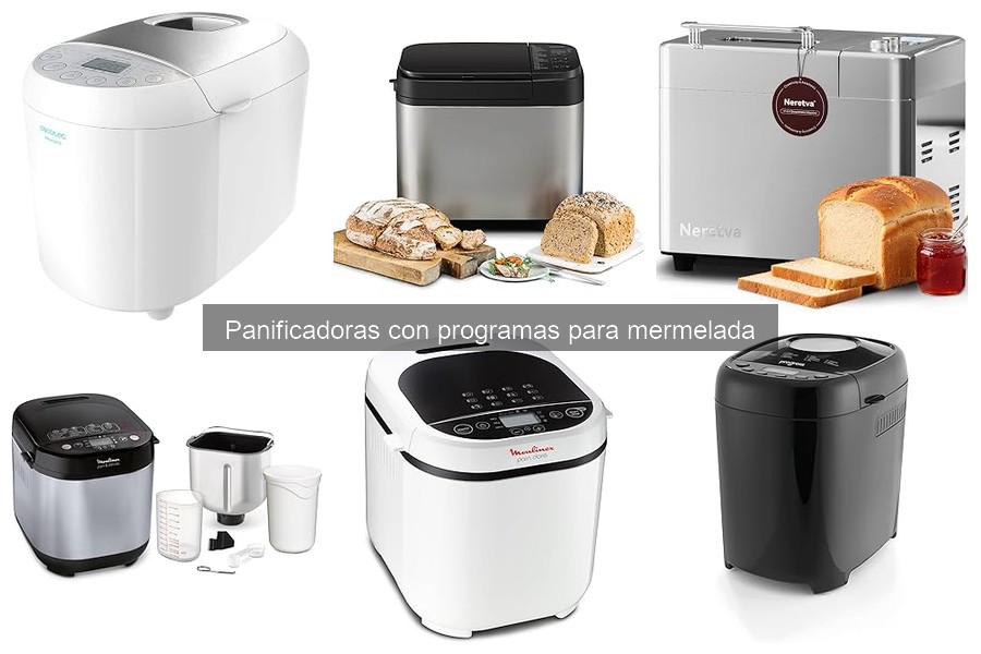 Comparativa de precios de panificadoras para mermelada