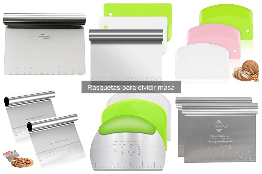 Comparativa de Rasquetas: Plástico vs Metal para Dividir Masa
