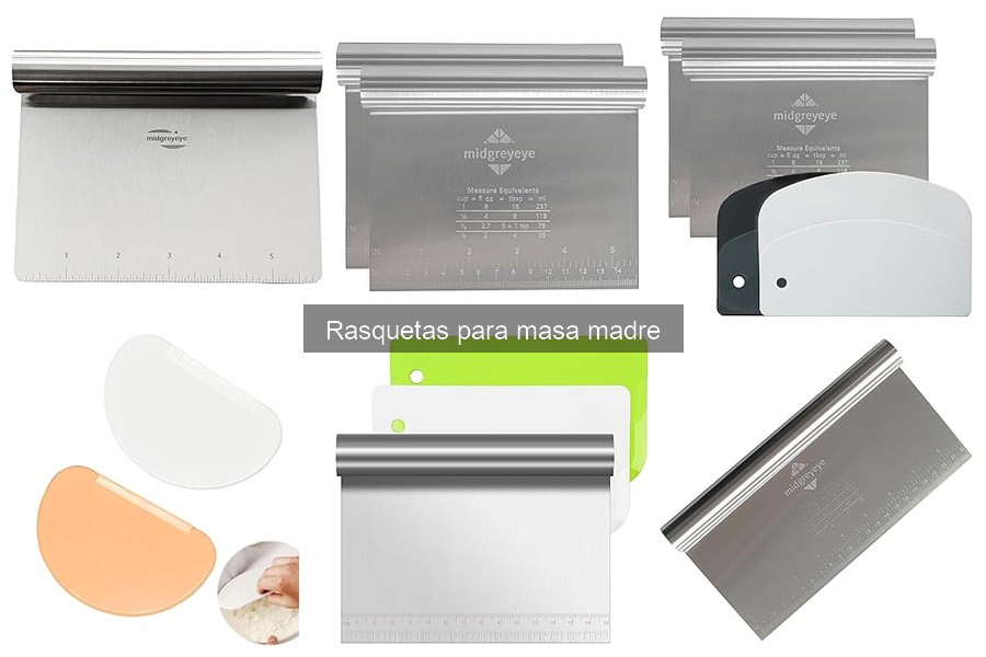 Comparativa de Rasquetas: Plástico vs Metal para Pan