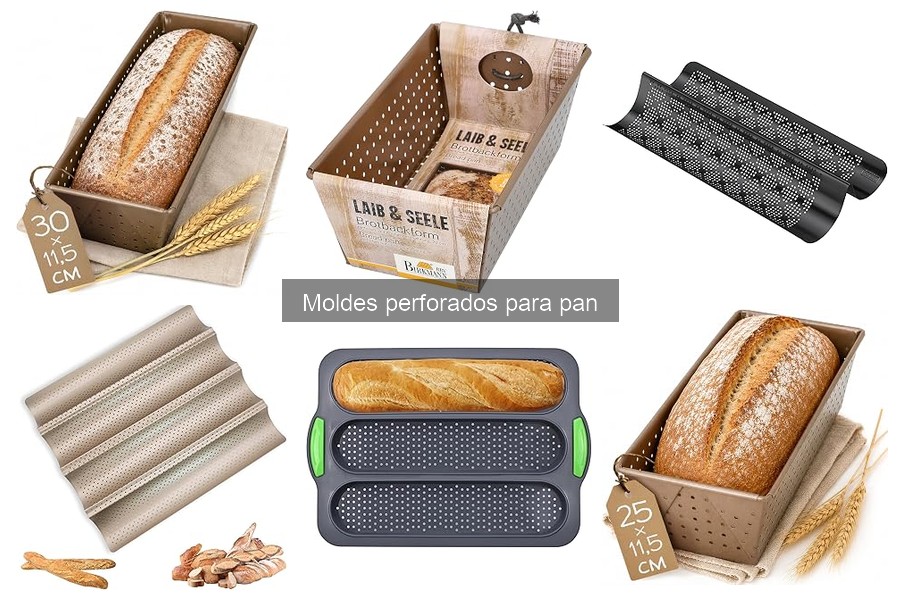 Comparativa: Moldes Perforados de Acero vs Silicona para Pan