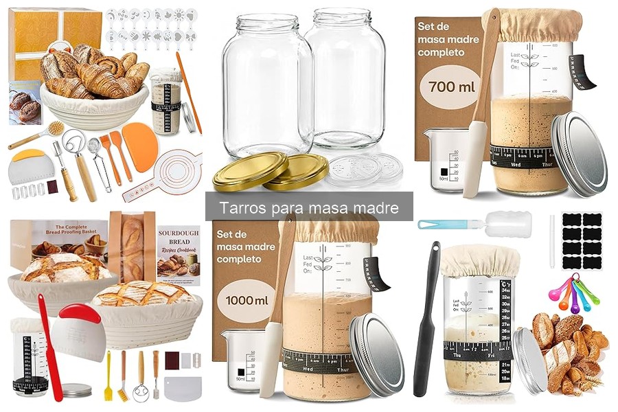 Comparativa precios de tarros para masa madre en 2023