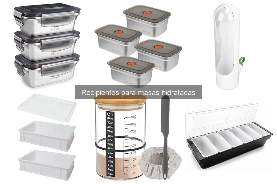 Comparativa: Recipientes de plástico vs. vidrio para masas hidratadas