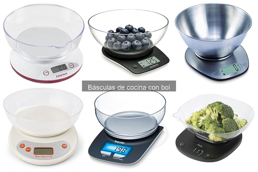 Consejos útiles para usar una báscula de cocina con bol