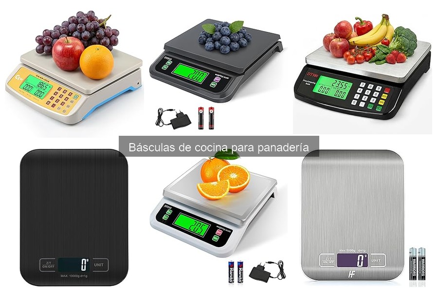 ¿Cuánto cuesta una báscula de cocina para panadería?