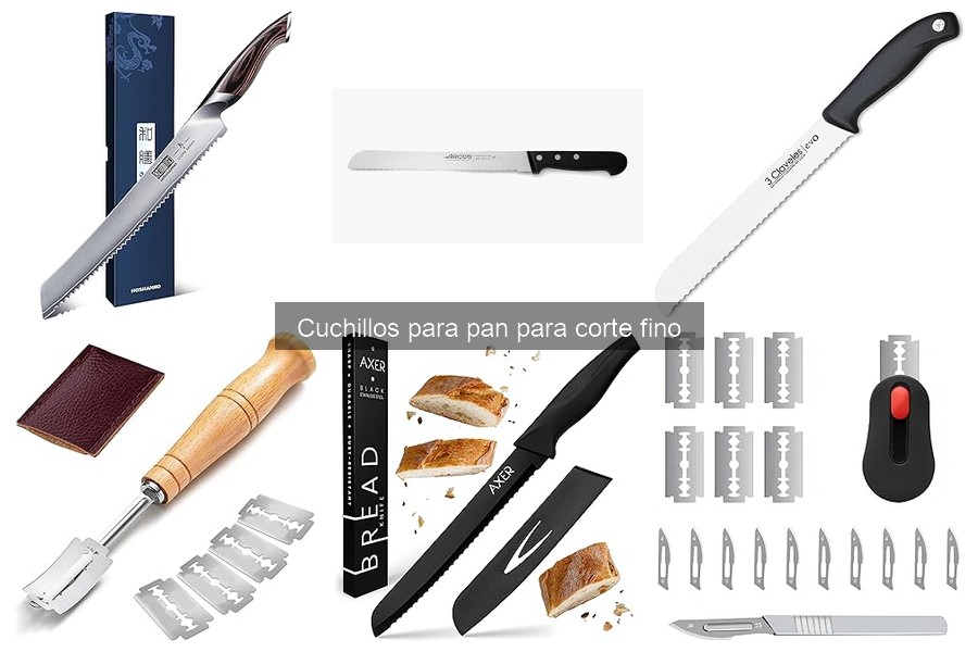 Diferencias entre cuchillos para pan: serrados vs. hoja recta
