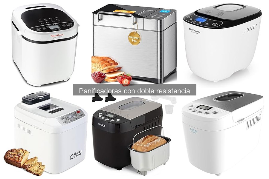 Diferencias entre panificadoras con resistencia simple y doble