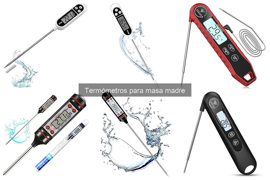 Diferencias entre termómetros para masa madre y de cocina