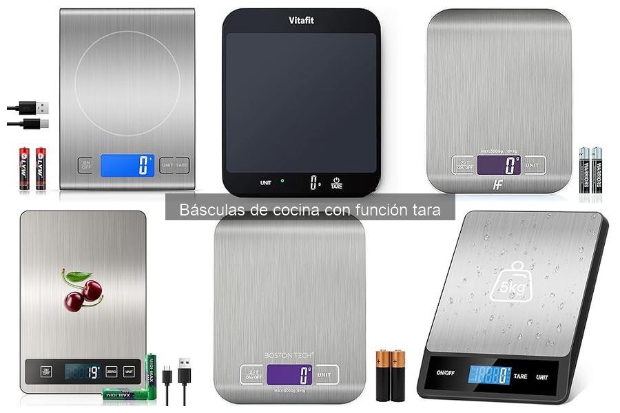 Dónde comprar básculas de cocina con función tara online y físico
