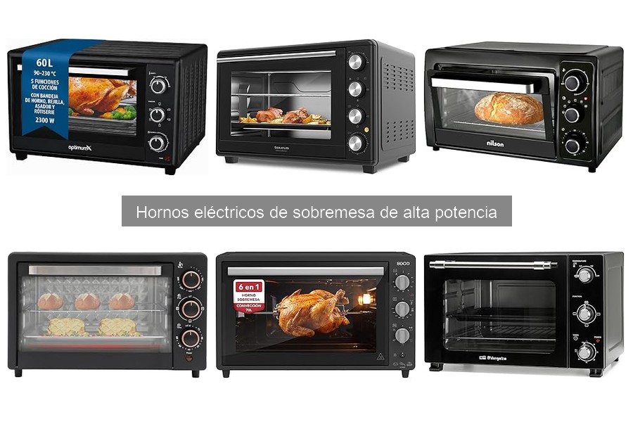 Dónde comprar hornos eléctricos de sobremesa de alta potencia
