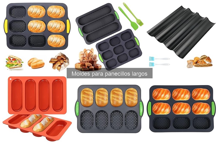 ¿Dónde comprar moldes para panecillos largos al mejor precio?