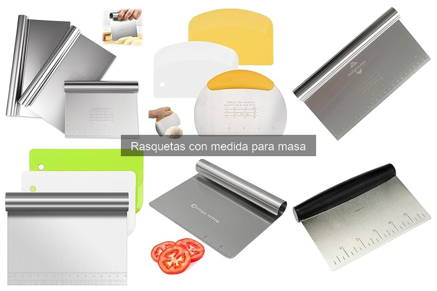 Dónde comprar rasquetas con medida para masa al mejor precio