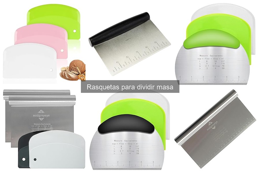 Dónde comprar rasquetas para dividir masa: mejores opciones