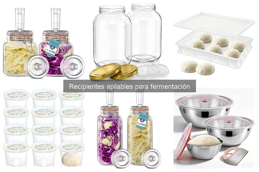Dónde comprar recipientes apilables para fermentación