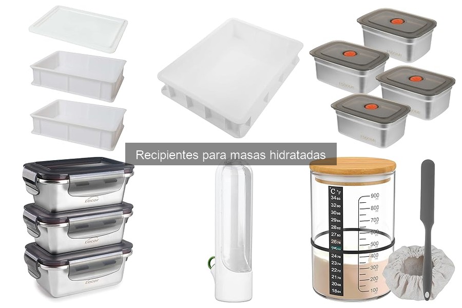 Dónde comprar recipientes para masas hidratadas: Guía práctica